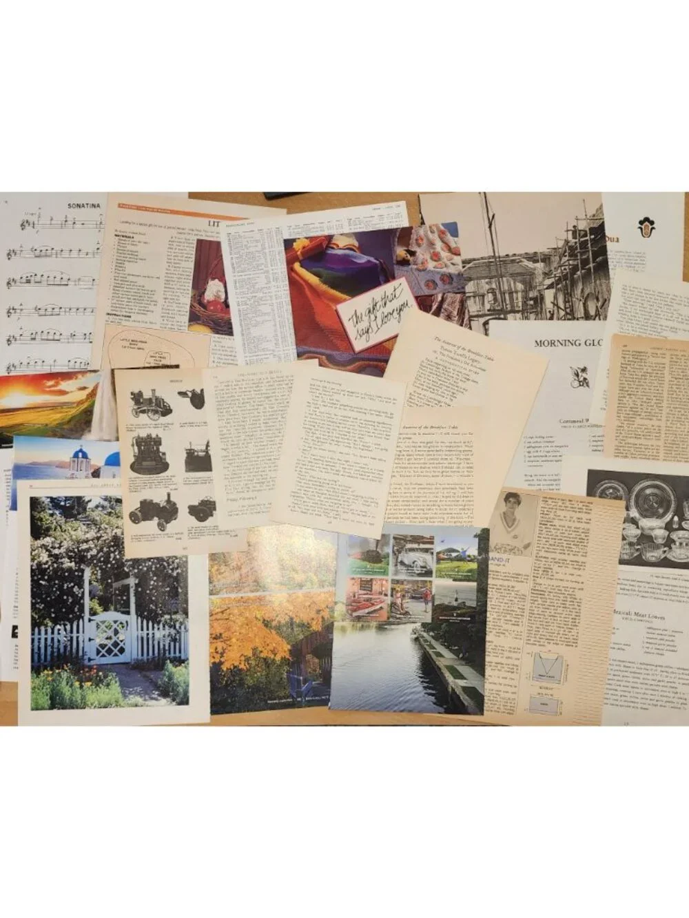 70 + Piece Ephemera Lot Junk Journal Kit Scrapbooking Paper Supplies Mixed Bundl